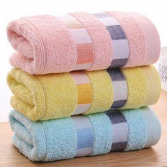 3pcs Soft Cotton Hand Towel Absorbent Face Towel for Home Bathroom