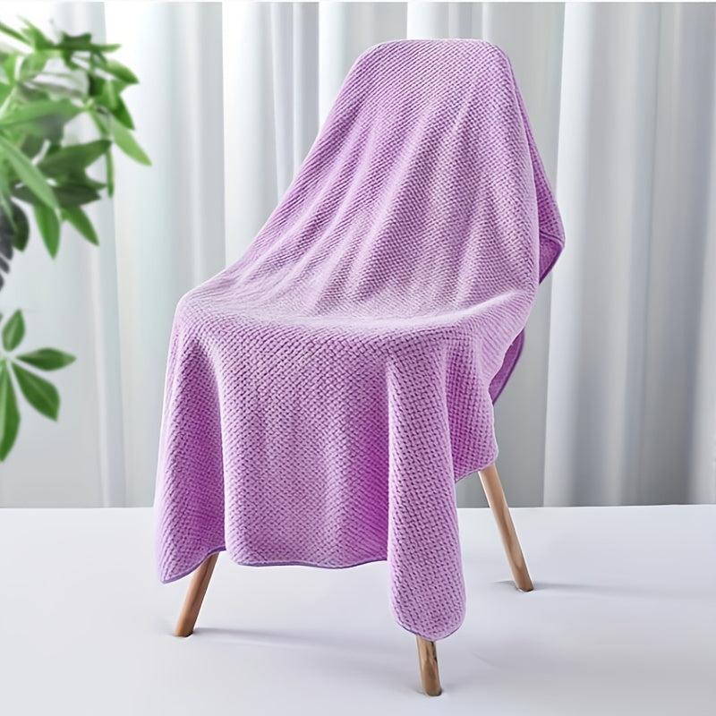 Soft Coral Fleece Bath Towel - Absorbent and Skin-Friendly - 70x140cm