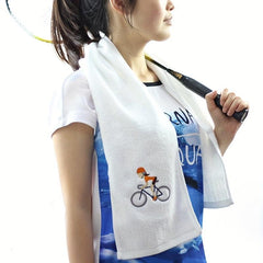 Soft Sweat Absorbent Sports Towel for Fitness Running 35x109cm