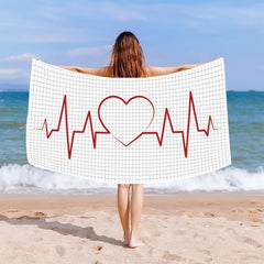 Microfiber Beach Towel Quick Drying Soft Absorbent Lightweight Beach Blanket