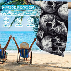 Microfiber Beach Towel Quick Drying Soft Absorbent Lightweight Beach Blanket