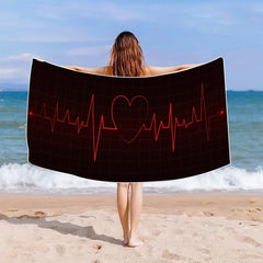 Microfiber Beach Towel Quick Drying Soft Absorbent Lightweight Beach Blanket