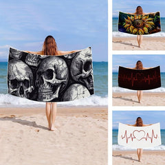 Microfiber Beach Towel Quick Drying Soft Absorbent Lightweight Beach Blanket