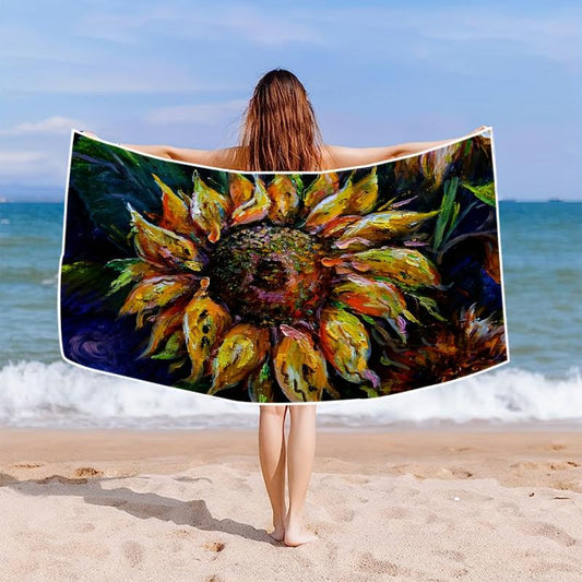 Microfiber Beach Towel Quick Drying Soft Absorbent Lightweight Beach Blanket