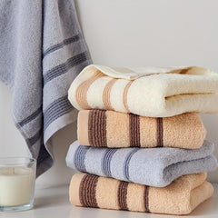Soft Striped Hand Towel Absorbent 28x35in