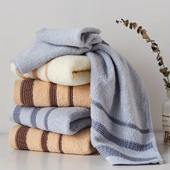Soft Striped Hand Towel Absorbent 28x35in