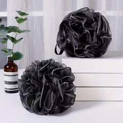 Bamboo Charcoal Bath Ball Mesh Sponge Shower Ball for Soft Skin