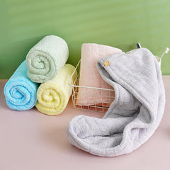 Soft Hair Drying Cap Coral Velvet Thickened Hair Towel