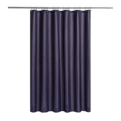 Waterproof Fabric Shower Curtain or Liner Microfiber Soft Cloth Burgundy Purple