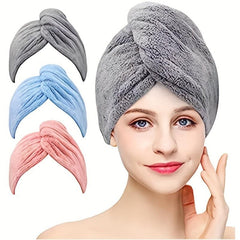 Soft Hair Drying Cap Quick drying Shower Cap Wiping Hair Towel Wrap Headscarf