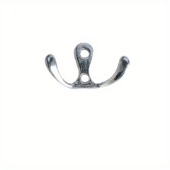 2pcs Double Head Hooks Wall Hangers Antique Bronze Coat Key Bag Towel Hat Rack