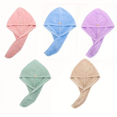 Soft Hair Drying Cap Thickened Hair Towel Quick-drying Shower Cap