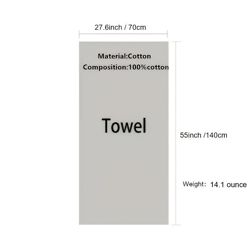 Soft Striped Bath Towel, Home Use, Cotton Material