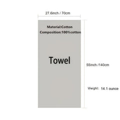 Soft Striped Bath Towel, Home Use, Cotton Material