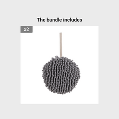 Quick Dry Microfiber Hanging Towel Ball for Hands and Fingers