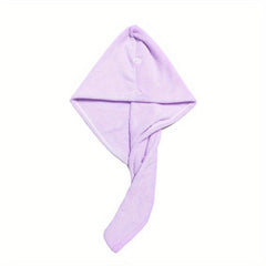 Quick Drying Hair Towel Cap Coral Fleece for Women