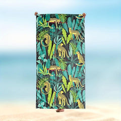2pcs Microfiber Beach Towel Quick Dry Soft Absorbent Printed Beach Towel