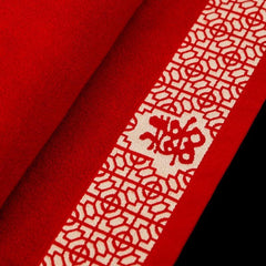 Red Embroidered Hand Towel Soft Cotton Absorbent Towel