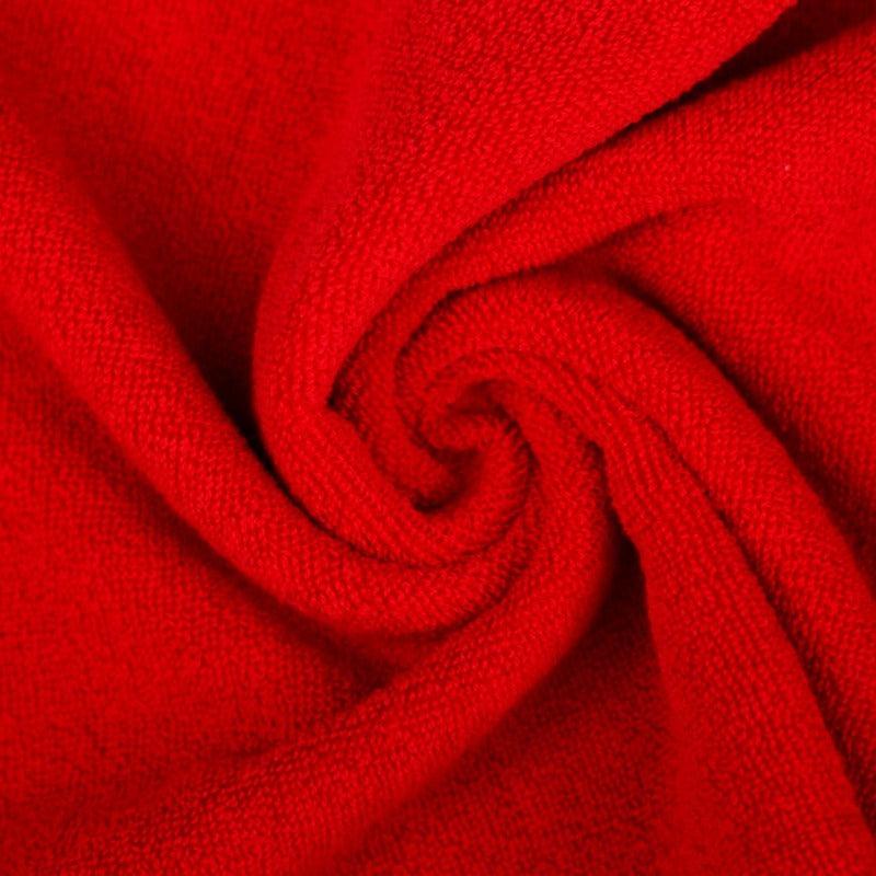 Red Embroidered Hand Towel Soft Cotton Absorbent Towel