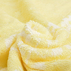 Soft Flower Pattern Bamboo Fiber Bath Towel