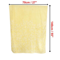 Soft Flower Pattern Bamboo Fiber Bath Towel