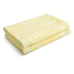 Soft Flower Pattern Bamboo Fiber Bath Towel