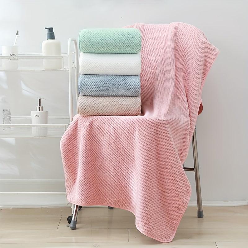 2pcs Soft Towel Set Quick Drying Absorbent Towels