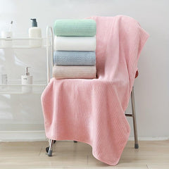 2pcs Soft Towel Set Quick Drying Absorbent Towels