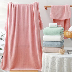 2pcs Soft Towel Set Quick Drying Absorbent Towels
