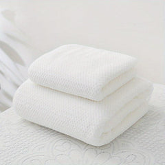 2pcs Soft Towel Set Quick Drying Absorbent Towels