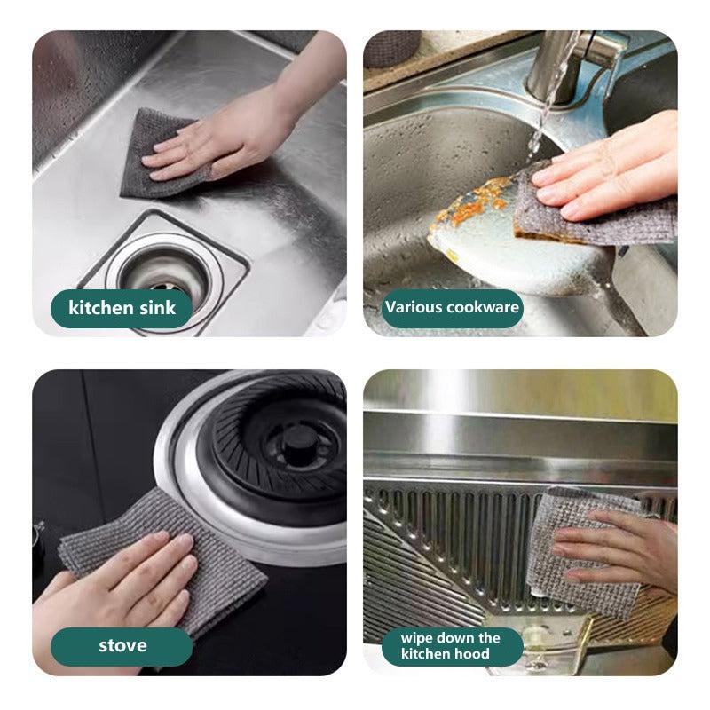 Wear Resistant Cleaning Cloth Wet And Dry Household Cleaning Towel
