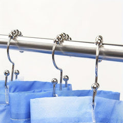 6Pcs Stainless Steel Mountain Ball Curtain Hooks