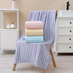 Macaroon Hand and Bath Towel Set, Absorbent and Soft Bathroom Shower Tool