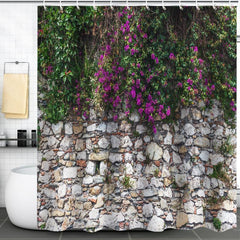 Natural Wind Bathroom Partition Shower Curtain