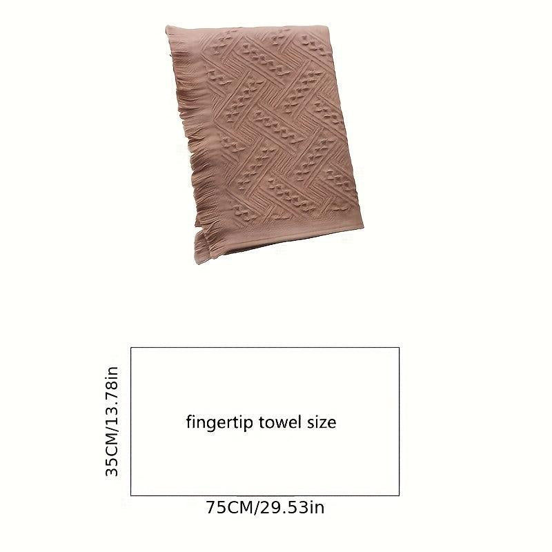 Soft Tassel Hand Towel for Bathroom 29.53 x 13.78 inches
