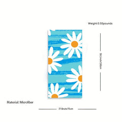 Flowers Sandproof Beach Towels Fast Dry Beach Blanket