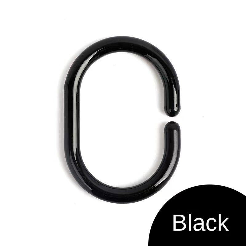 10pcs C Shaped Curtain Hooks for Bathroom and Window