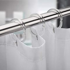 10pcs C Shaped Curtain Hooks for Bathroom and Window