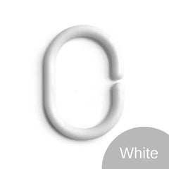 10pcs C Shaped Curtain Hooks for Bathroom and Window