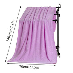 Microfiber Absorbent Towel Soft Beach Shower Towel Quick Drying 27 5x55 1inch