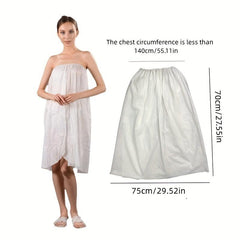 5pcs Disposable Bath Skirt Non woven Sauna Spa Wrap Towel