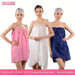 5pcs Disposable Bath Skirt Non woven Sauna Spa Wrap Towel