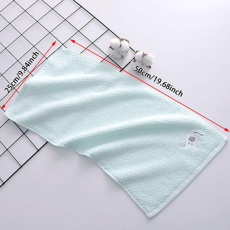 Cartoon Embroidery Face Towel Soft Absorbent Towel