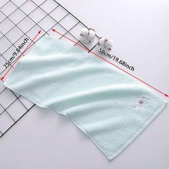 Cartoon Embroidery Face Towel Soft Absorbent Towel