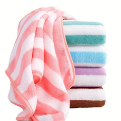 5pcs Coral Fleece Hand Towel Soft Absorbent Towel for Bathroom