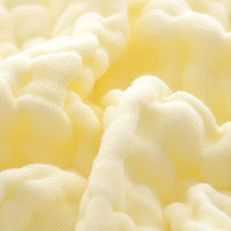 2pcs Plain Cotton Washcloth Lightweight Household Handkerchiefs