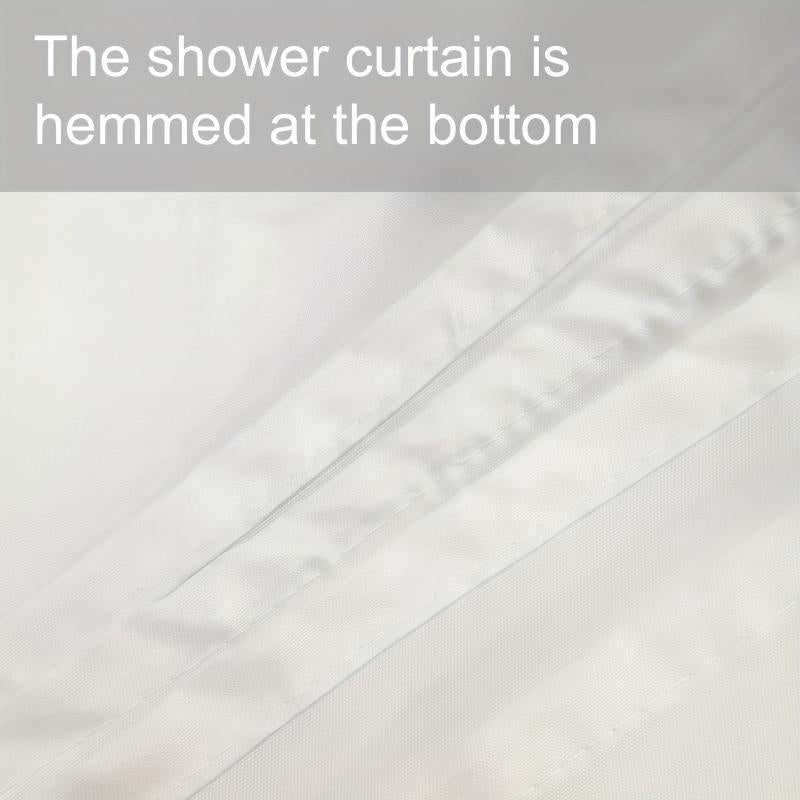 Waterproof Purple Lavender Flower Shower Curtain