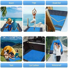 Oversized Lightweight Beach Blanket Adults Waterproof Sandproof Large Picnic Mat