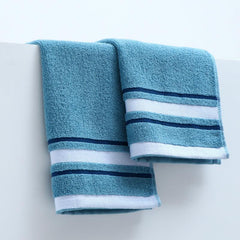4pcs Striped Washcloth Household Handkerchiefs Soft Absorbent Towel