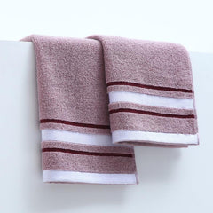 4pcs Striped Washcloth Household Handkerchiefs Soft Absorbent Towel